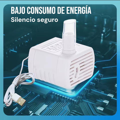 BEBEDERO PARA GATOS TRANSPARENTE®️ - Tu Regalón Siempre Hidratado.